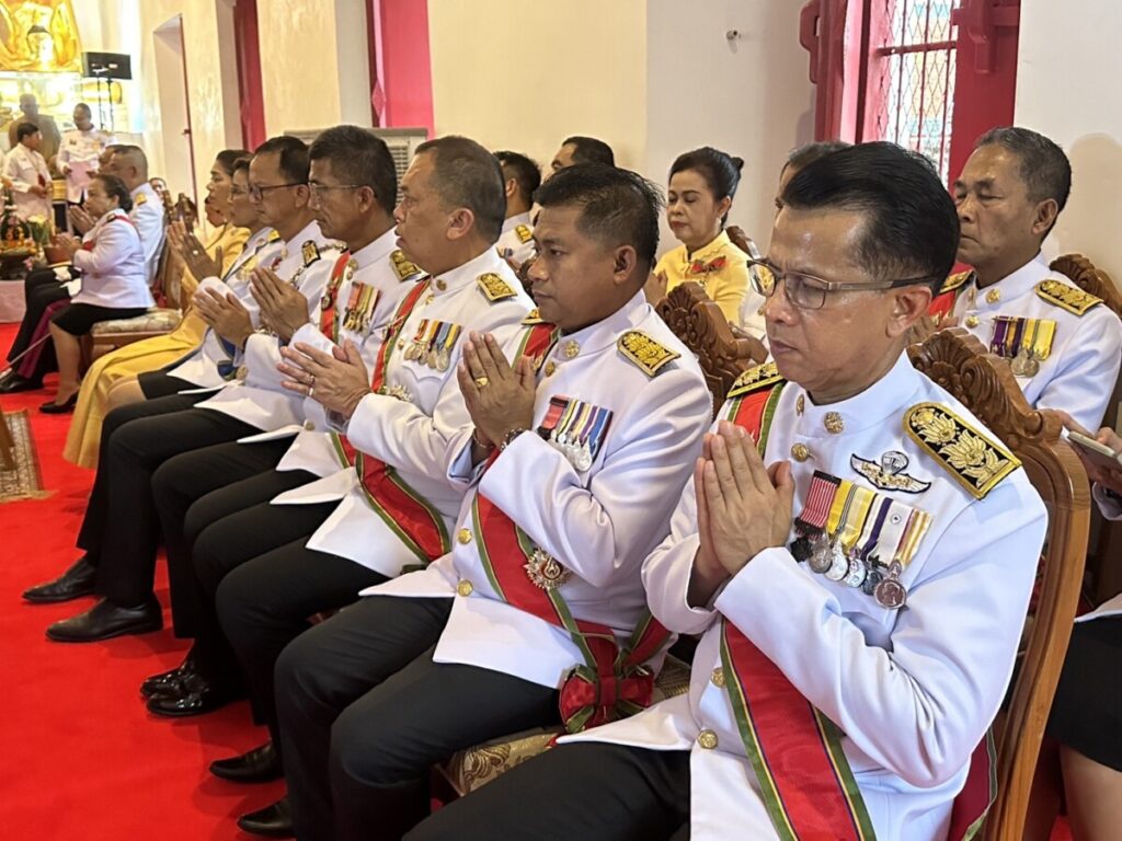 พิธีเสกน้ำพระพุทธมนต์ศักดิ์สิทธิ์ ณ วิหารธรรมศาลา วัดพระมหาธาตุวรมหาวิหาร